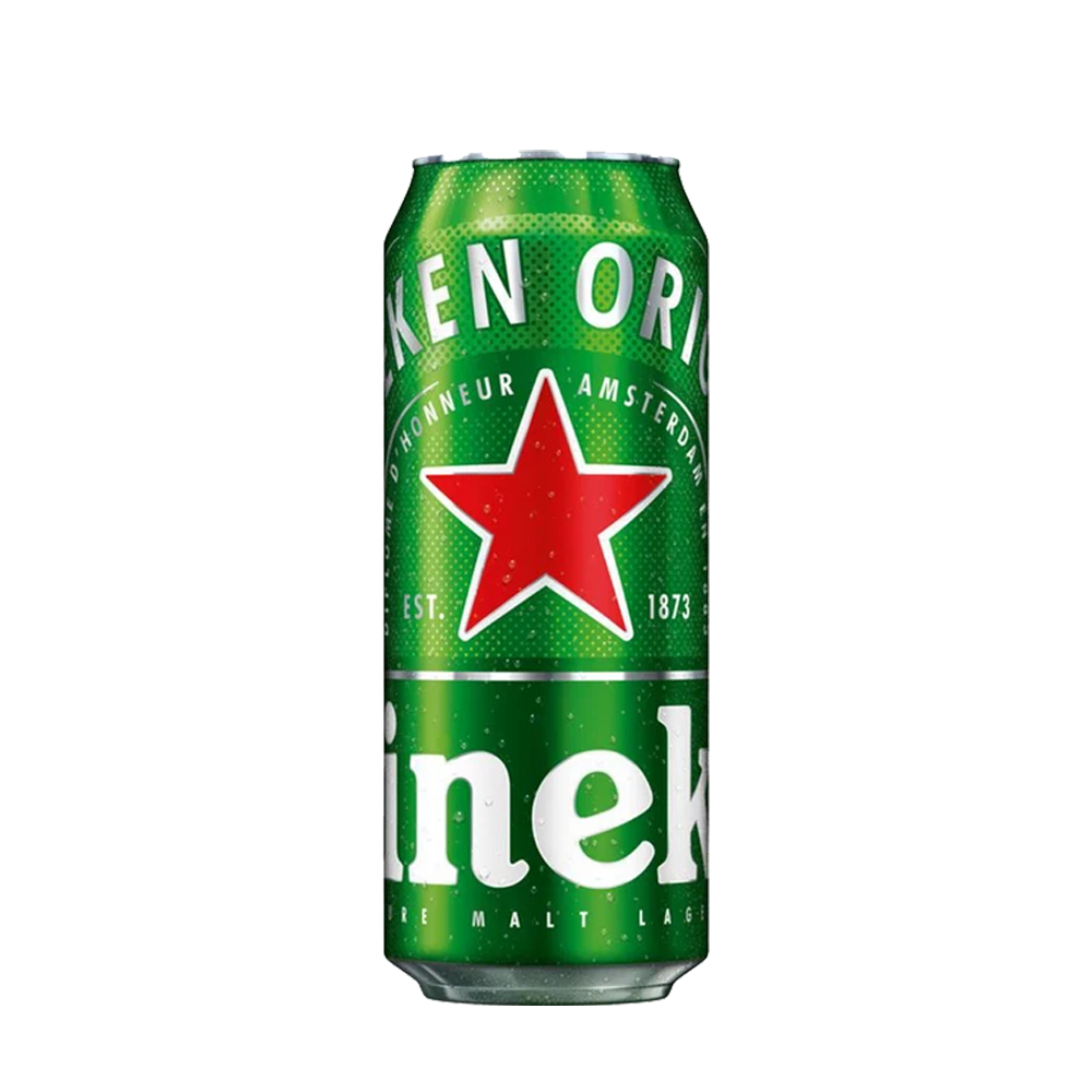 HEINEKEN ORIGINAL BEER CANS 500ML-5%-24PK