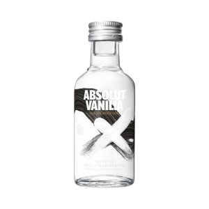 ABSOLUT VANILLA VODKA 50ML-12PK