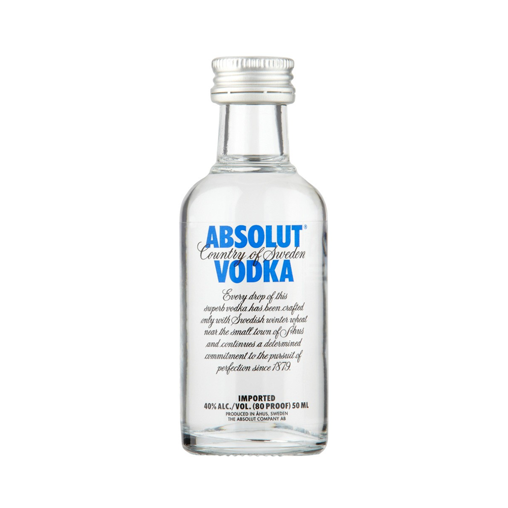 ABSOLUT VODKA 50ML-12PK