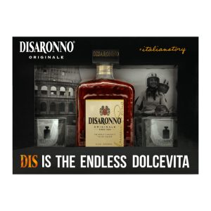 DISARONNO ORIGINALE AMARETTO 700ML+2 GLASSES