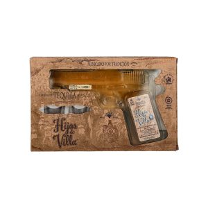 HIJOS DE VILLA REPOSADO PISTOL 200ML+2SHOT GLASSES