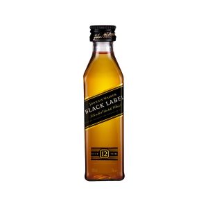 JOHNNIE WALKER BLACK WHISKY 50ML-12PK