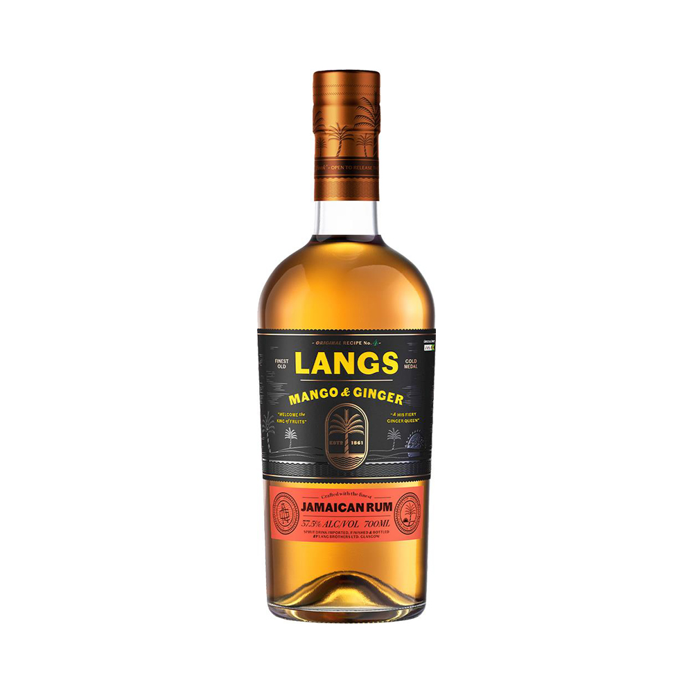 LANGS MANGO & GINGER JAMAICAN RUM 700ML