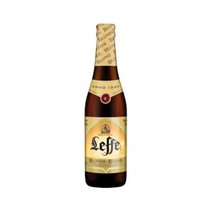 LEFFE BLONDE BEER BOTTLES 330ML-6.6%-24PK (BBD–06/11/2026)