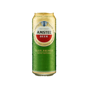 AMSTEL LAGER BEER CANS 500ML-5%-24PK (RRP: $3.99 P/CAN) (BBD–31/10/2025)