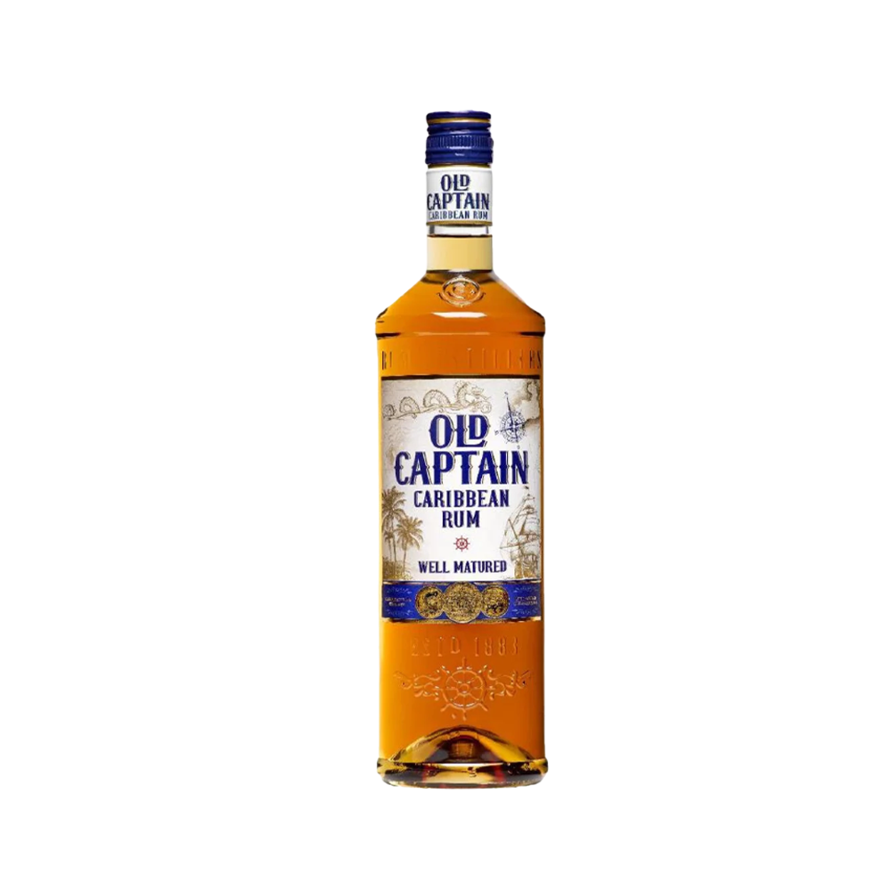 OLD CAPTAIN BROWN CARIBBEAN RUM 700ML