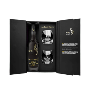 INDRI AGNEYA SINGLE MALT INDIAN WHISKY 700ML + 2 GLASSES