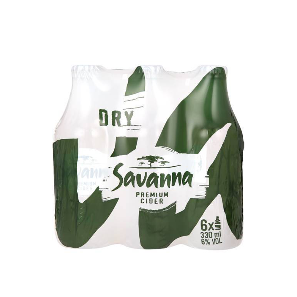 SAVANNA DRY CIDER BOTTLES 330ML-6%-24PK (4 * 6PK) (BBDโ09/11/2026) - Image 2