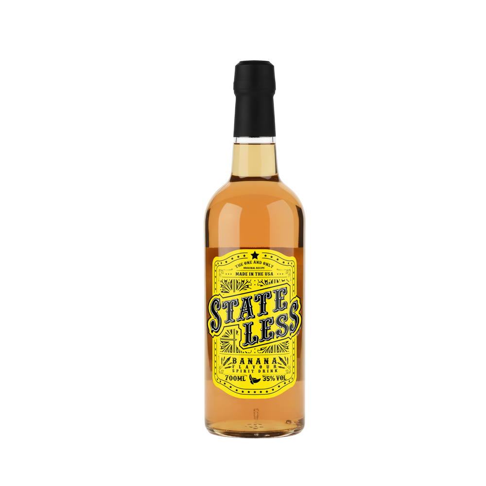 STATELESS BANANA FLAVORED WHISKY 700ML (RRP: $44:99)