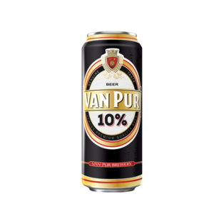 VAN PUR EXTRA STRONG BEER CANS-10%-24 PK (6*4PK) (RRP: $5.99/CAN) (BBD–18/07/2027)