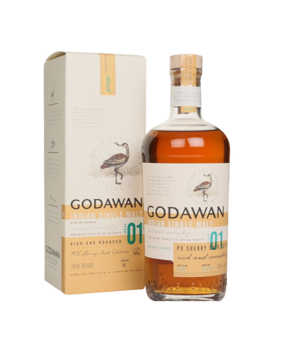 GODAWAN RICH & ROUNDED INDIAN SINGLE MALT 700ML