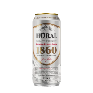 HORAL 1860 PREMIUM PILSNER LAGER CANS 1L-4.7%-12PK (RRP: $9.50/CAN) (BBD–19/02/2027)