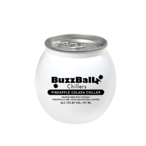 BUZZBALLZ PINEAPPLE COLADA 187ML-12PK