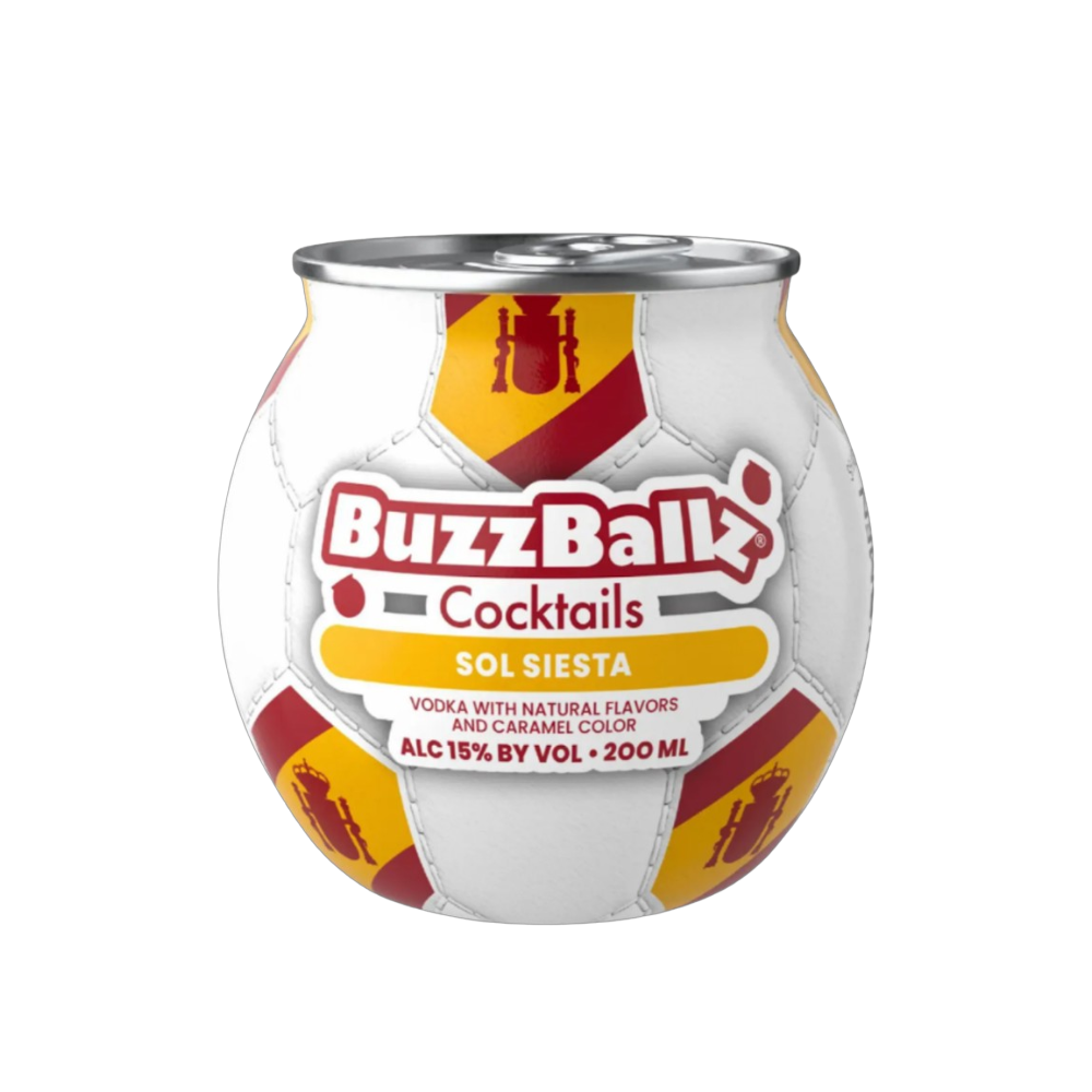BUZZBALLZ SOCCER SPAIN (SOL SIESTA) 200ML-12PK