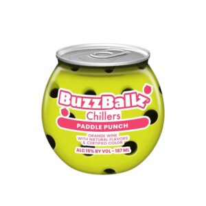 BUZZBALLZ PICKLEBALL PADDLE PUNCH 187ML-12PK